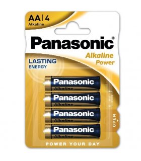 PANASONIC BRONZE PILA ALCALINA AA LR6 BLISTER4