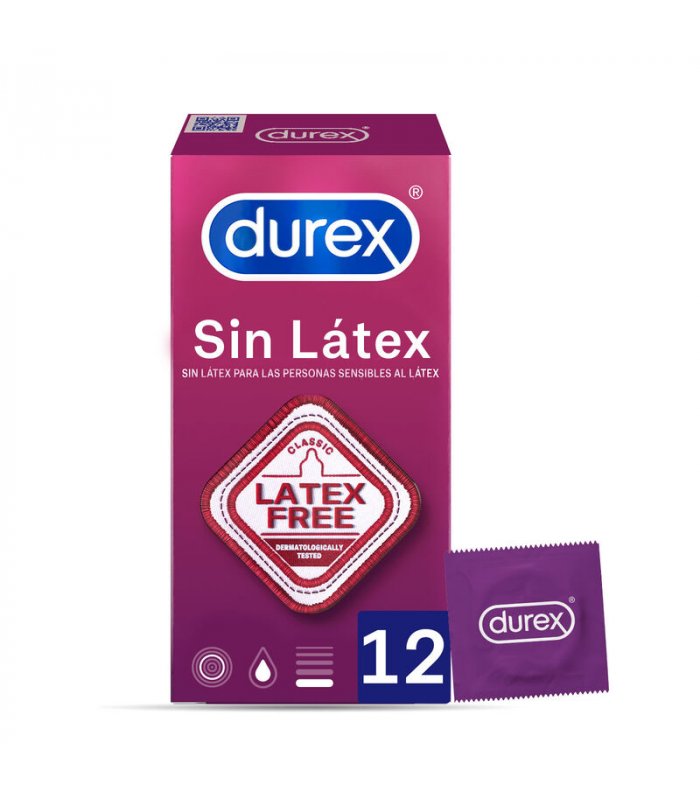 DUREX PRESERVATIVOS SIN LATEX 12 UDS