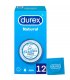 DUREX NATURAL PLUS 12 UNIDADES