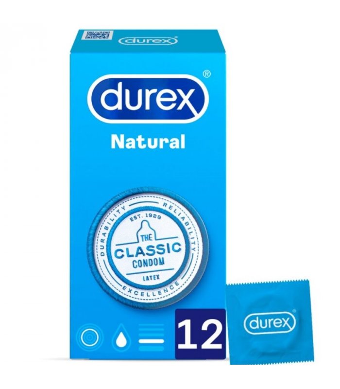 DUREX NATURAL PLUS 12 UNIDADES