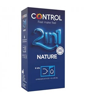 CONTROL DUO NATURA 2 1 PRESERVATIVO GEL 6 UDS