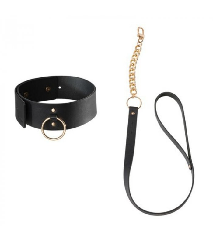 BIJOUX INDISCRETS MAZE COLLAR NEGRO CON CORREA