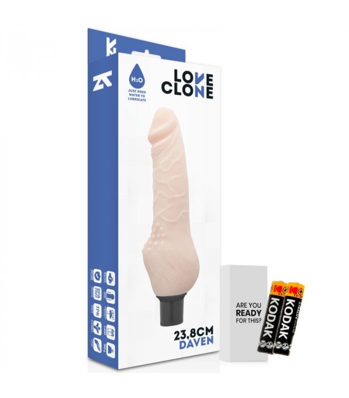 LOVECLONE DAVEN SELF LUBRICATION REALISTICO 238 CM