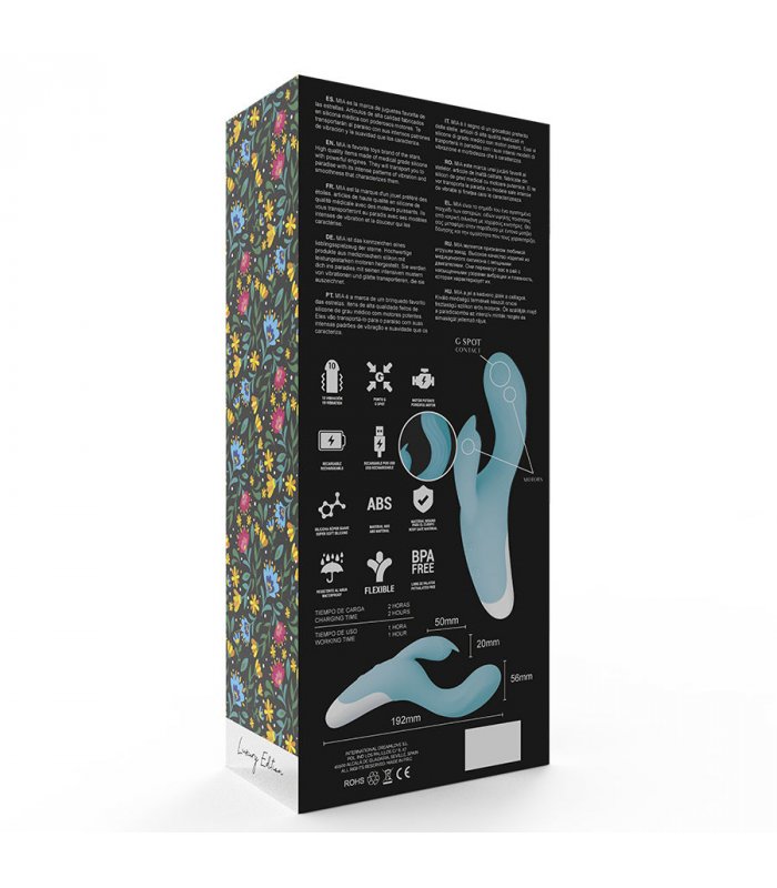 MIA DRESDE VIBRADOR AZUL TURQUESA