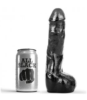 ALL BLACK PENE REALiSTICO ANAL 20CM