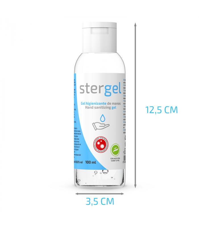 STERGEL HIDROALCOHOLICO ALOE VERA FRAGANCIA 100ML