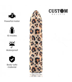 CUSTOM BULLETS BALA RECARGABLE LEOPARD 10 INTENSIDADES