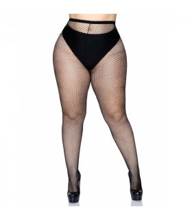 LEG AVENUE MEDIAS EN RED NEGRO TALLA GRANDE