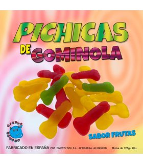 DIABLO PICANTE PICHITAS DE GOMINOLA FRUTAS