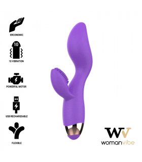 WOMANVIBE DONNA VIBRADOR SILICONA RECARGABLE