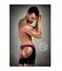 BOXER 009 LILA NEGRO EROTIC PASSION LINGERIE S M