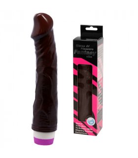 WAVES OF PLEASURE VIBRADOR REALiSTICO MARRON 23 CM