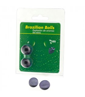 TALOKA BRAZILIAN BALLS GEL iNTIMO FRUTAS DEL BOSQUE 2 BOLAS
