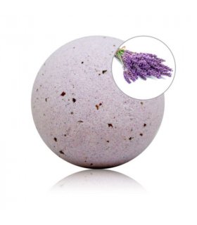 TALOKA BOMBA DE BANO CON AROMA LAVANDA Y PeTALOS DE ROSA