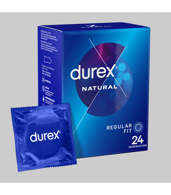 DUREX NATURAL PLUS 24 UNIDADES
