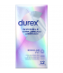 DUREX INVISIBLE EXTRA LUBRICADO 12 UDS