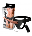 HARNESS ATTRACTION ÁRNES HUECO BENNY CON VIBRADOR 17 X 4.5CM