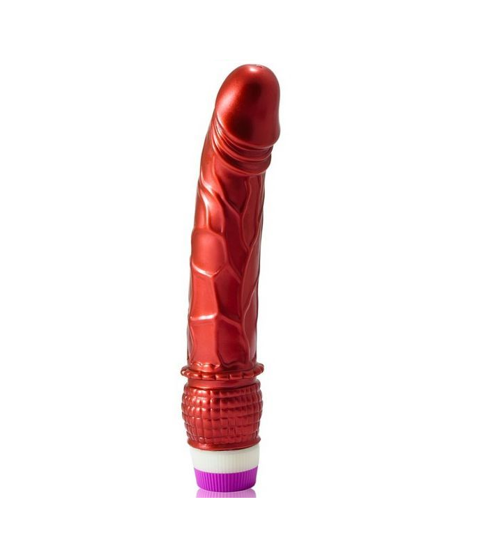 VIBRADOR ROJO REALISTICO 23 CM