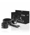 FETISH SUBMISSIVE COLLAR Y ESPOSAS CUERO VEGANO