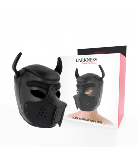 DARKNESS MaSCARA PERRO DE NEOPRENO CON HOCICO EXTRAiBLE L