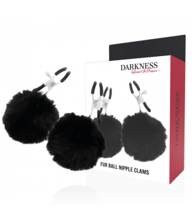 DARKNESS PINZAS PARA PEZONES CON POMPONES