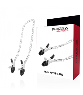 DARKNESS PINZAS AJUSTABLES PARA PEZONES METAL