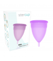 STERCUP COPA MENSTRUAL FDA SILICONE  TALLA L LILA