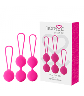 MORESSA OSIAN SET PREMIUM SILICONA ROSA