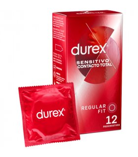 DUREX SENSITIVO CONTACTO TOTAL 12 UDS