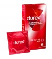 DUREX SENSITIVO CONTACTO TOTAL 6 UDS