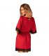 OBSESSIVE SENSUELIA PEIGNOIR ROJO S M