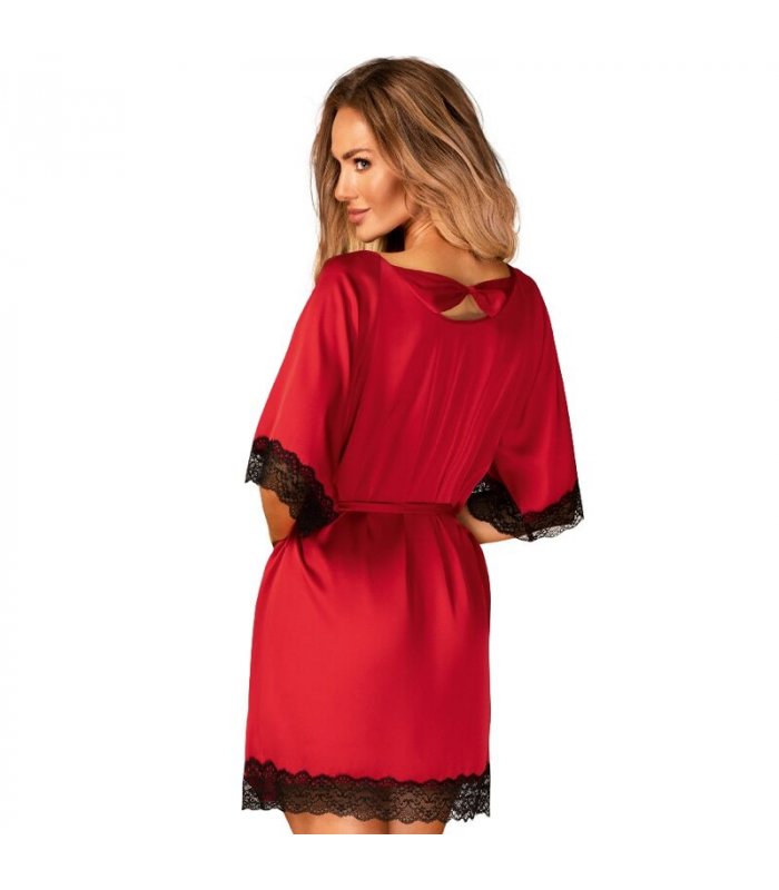 OBSESSIVE SENSUELIA PEIGNOIR ROJO S M