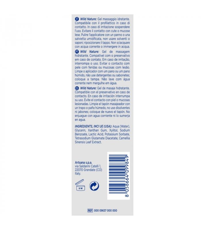 CONTROL WILD NATURE GEL MASAJE 3 EN 1 200 ML
