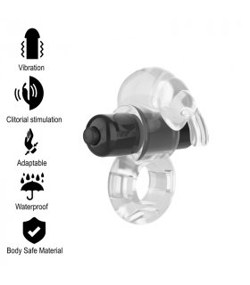 INTENSE FRY ANILLO VIBRADOR TRANSPARENTE