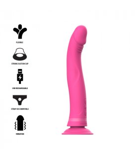 INTENSE MICHELANGELO DILDO VIBRADOR SILICONA ROSA
