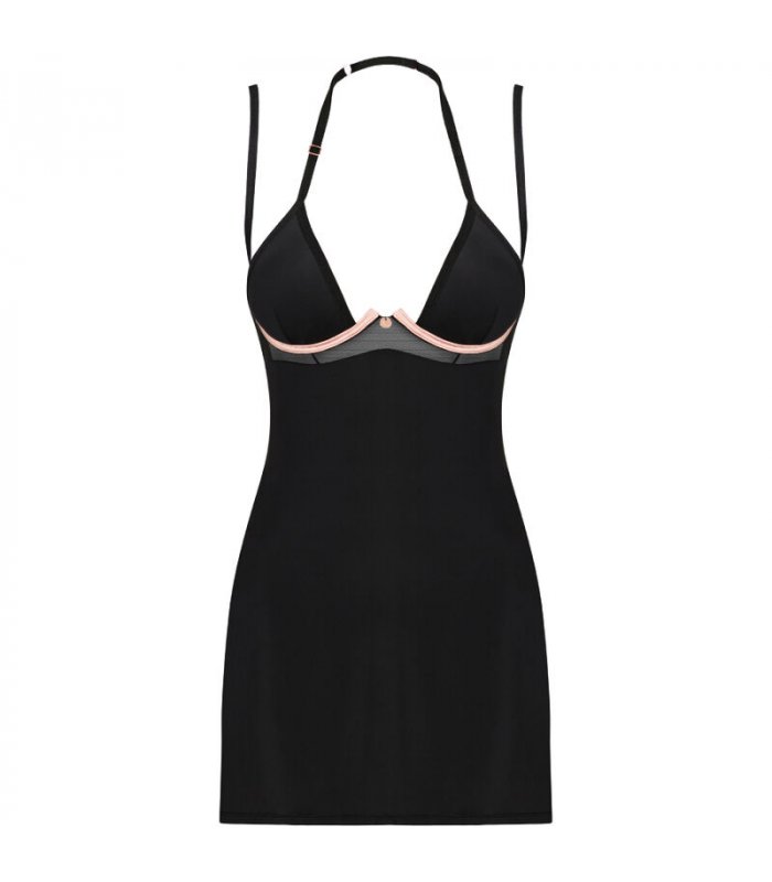OBSESSIVE SELINNE CHEMISE TANGA XS S