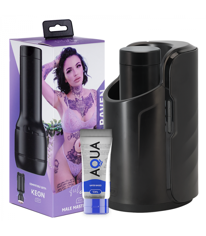 KIIROO PACK KEON FEEL LEIGH RAVEN LUBRICANTE AQUA QUALITY 50 ML