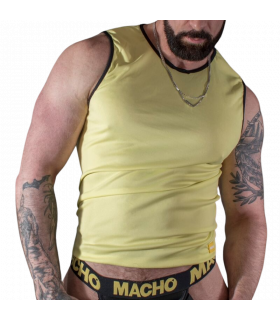 MACHO CAMISETA AMARILLO S M