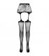PASSION S028 MEDIAS CON LIGUERO NEGRO TALLA UNICA