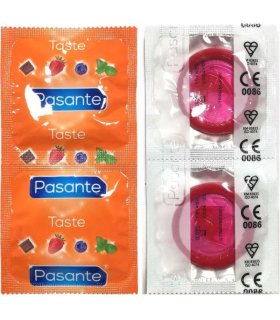 PASANTE PRESERVATIVO SABOR FRESA BOLSA 144 UNIDADES
