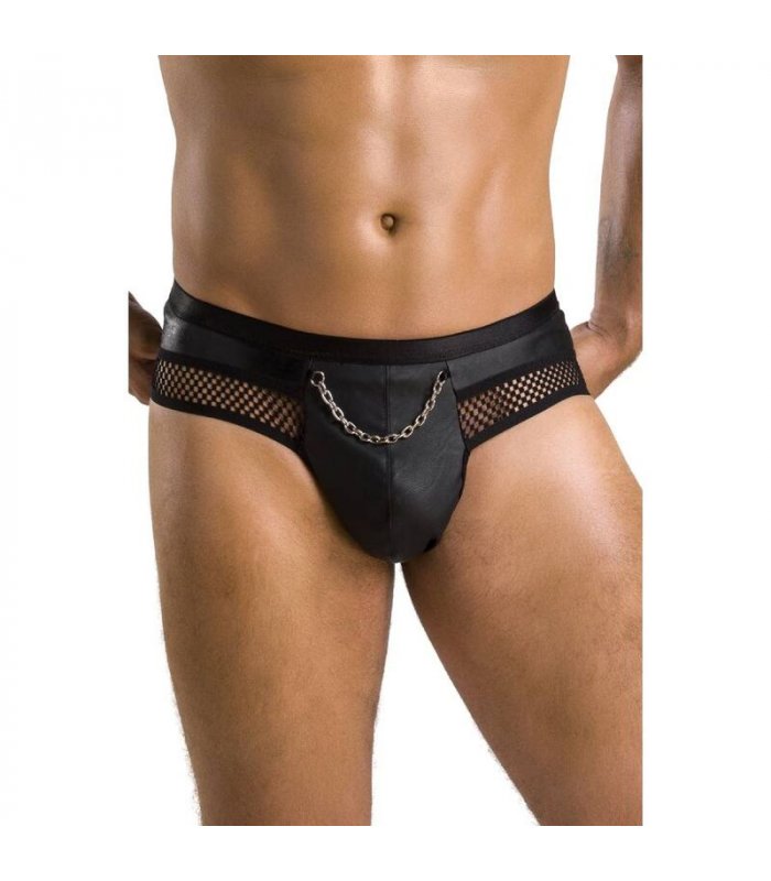 PASSION 030 SLIP ABIERTO TOM NEGRO L XL