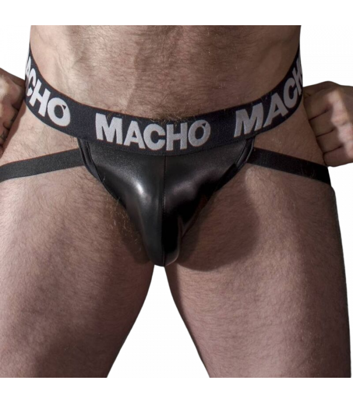 MACHO MX25NC JOCK CUERO NEGRO M