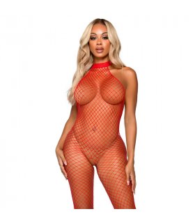 LE FRIVOLE BODYSTOCKING CUELLO RACER TALLA UNICA ROJO