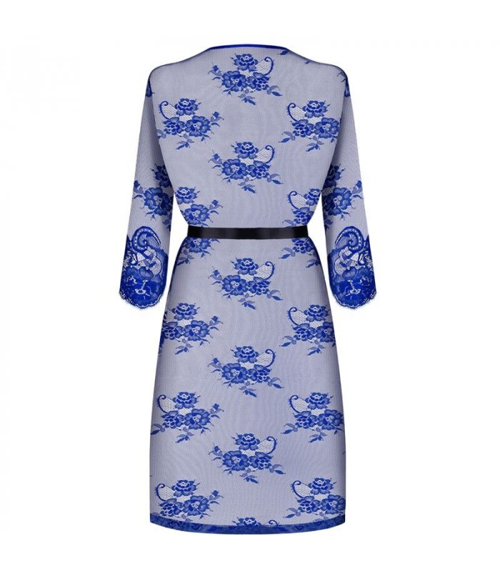 OBSESSIVE COBALTESS PEIGNOIR L XL