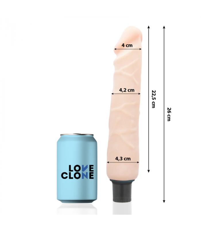 LOVECLONE JANSEN SELF LUBRICATION VIBRADOR 26CM