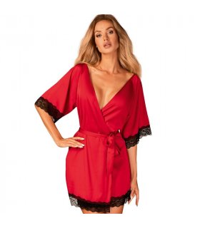 OBSESSIVE SENSUELIA PEIGNOIR ROJO XXL