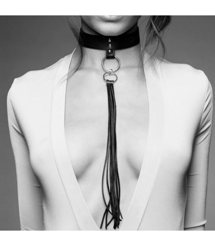 BIJOUX INDISCRETS MAZE COLLAR CON FLECOS NEGRO