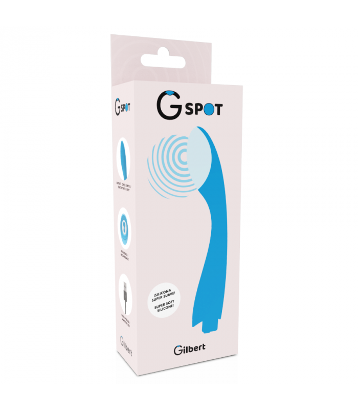 G SPOT GYLBERT VIBRADOR PUNTO G AZUL TURQUESA