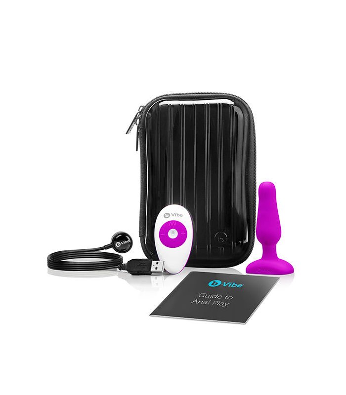 B VIBE NOVICE CONTROL REMOTO ANAL PLUG FUCHSIA