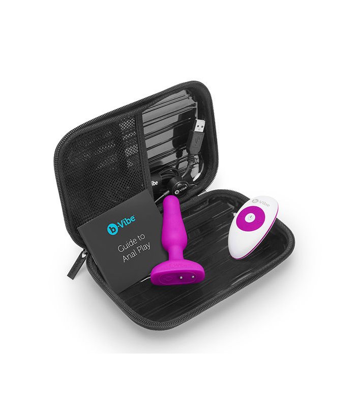 B VIBE NOVICE CONTROL REMOTO ANAL PLUG FUCHSIA